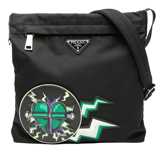 Prada Universal Studios Tessuto Montagna Frankenstein Print Crossbody