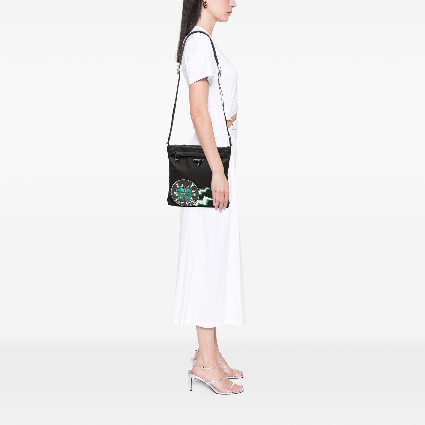 Prada Universal Studios Tessuto Montagna Frankenstein Print Crossbody