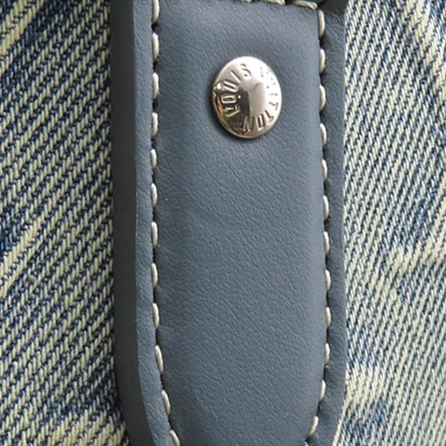 Louis Vuitton Monogram Washed Denim Weekend Tote