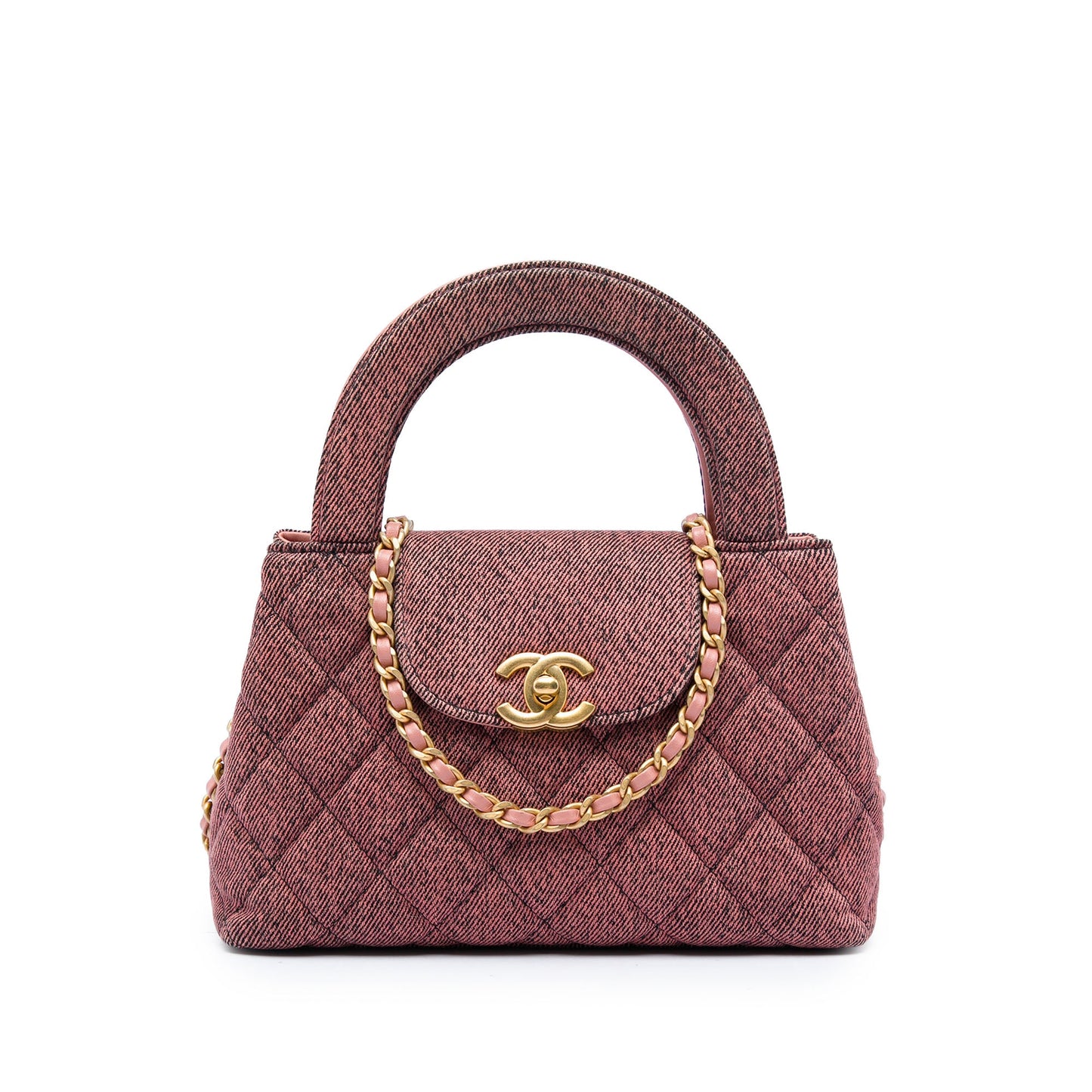 Chanel Nano Washed Denim Kelly Shopper Bag