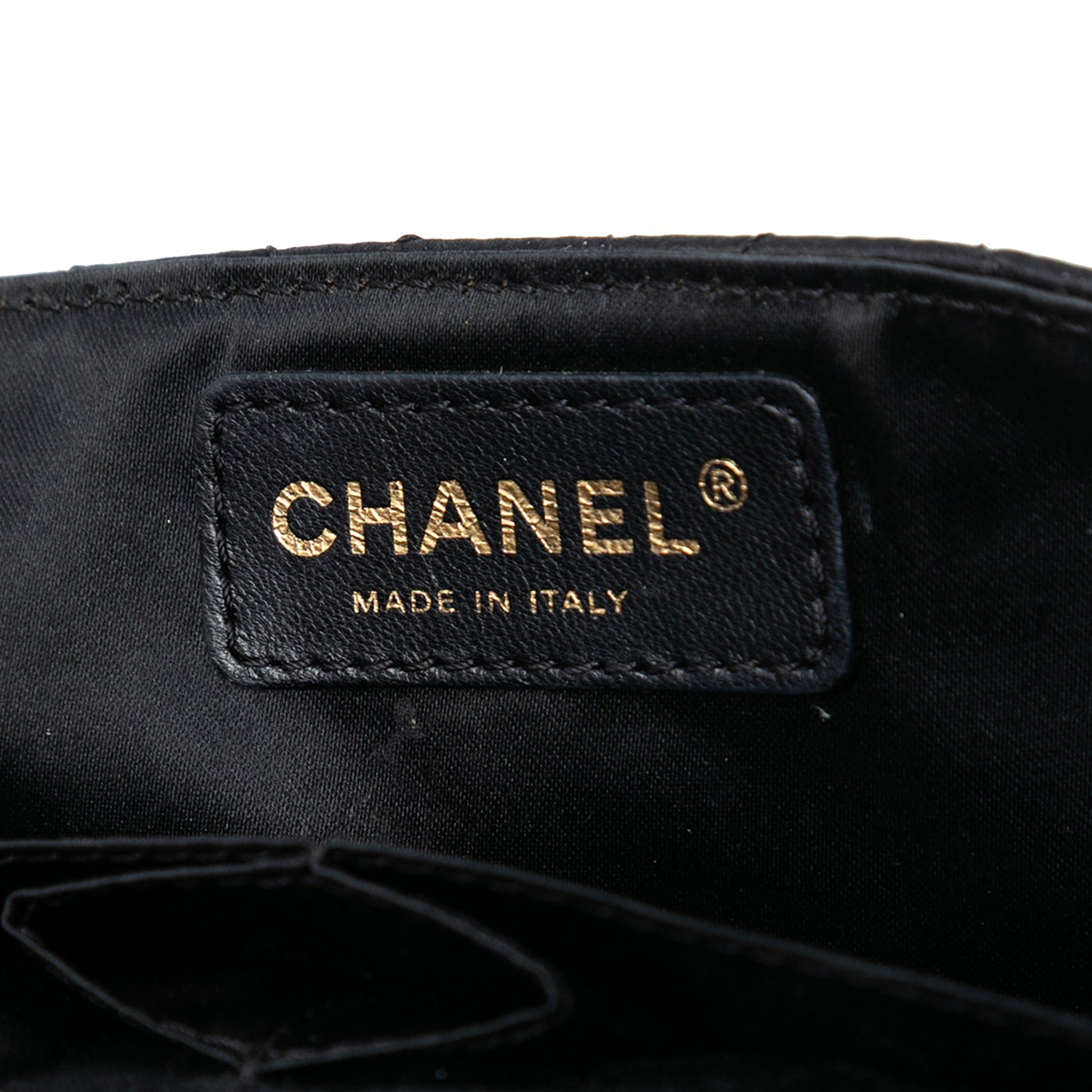 Chanel Quilted Satin Precious Jewel East West Flap
