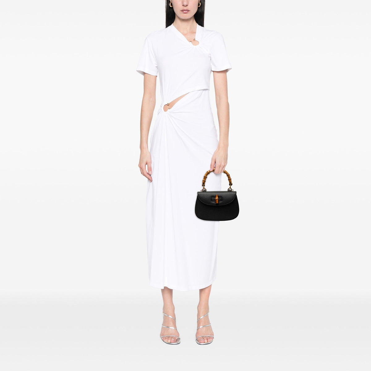 Gucci Small Grained Calfskin Bamboo Night