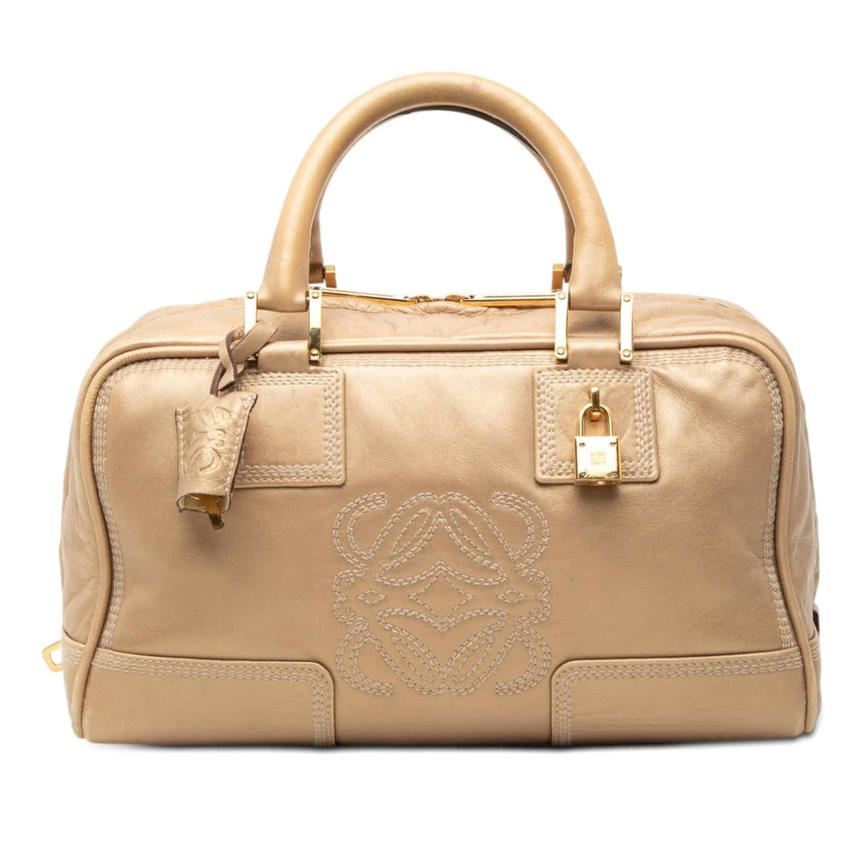 LOEWE Metallic Leather Amazona 28