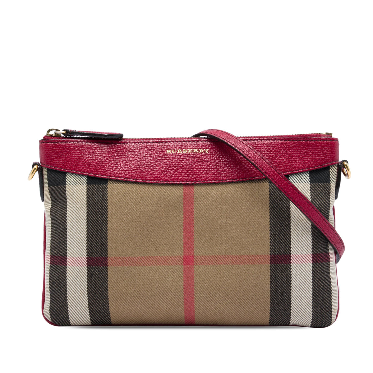Burberry House Check Canvas Derby Peyton Crossbody