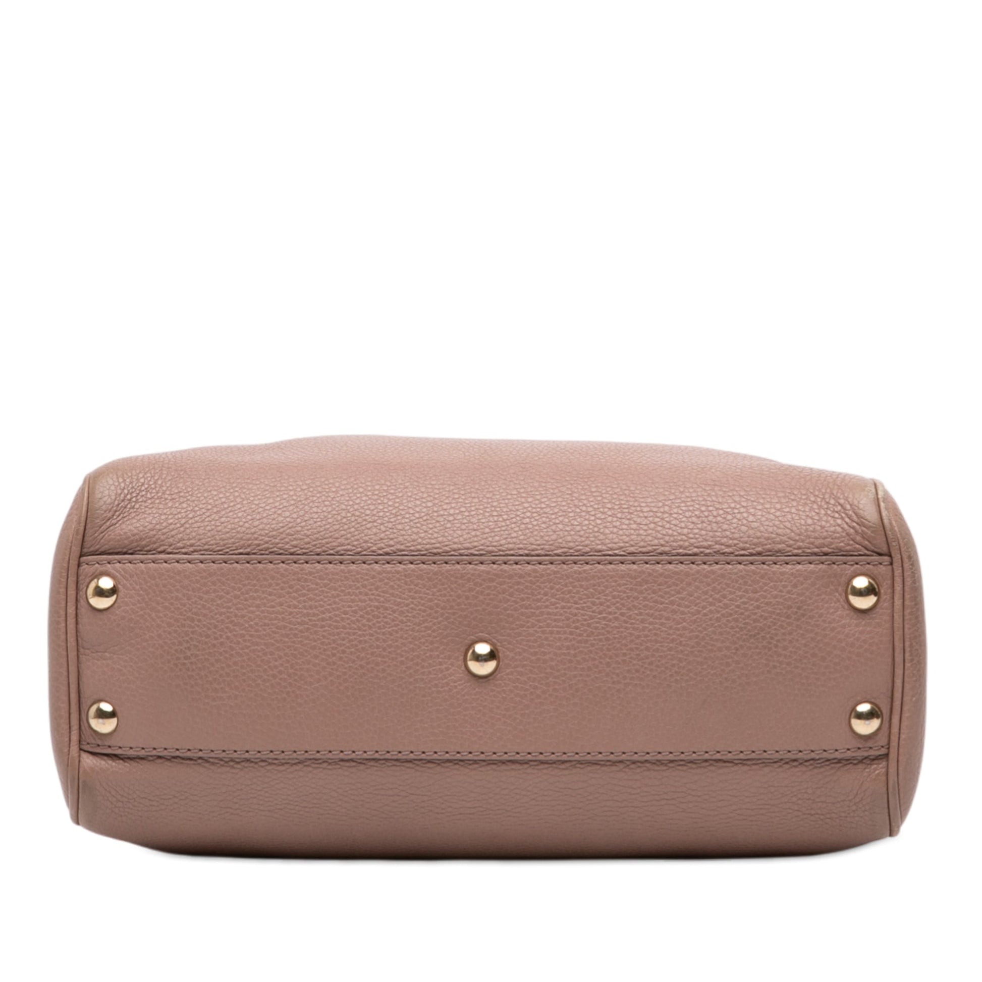 Gucci Small Calfskin Bamboo Shopper Satchel