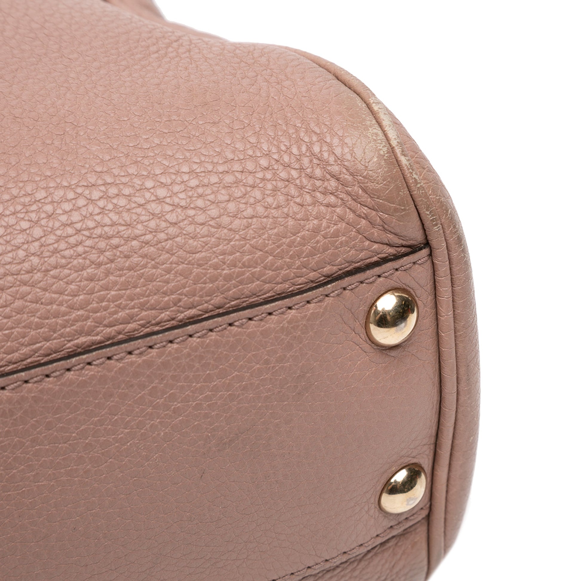 Gucci Small Calfskin Bamboo Shopper Satchel