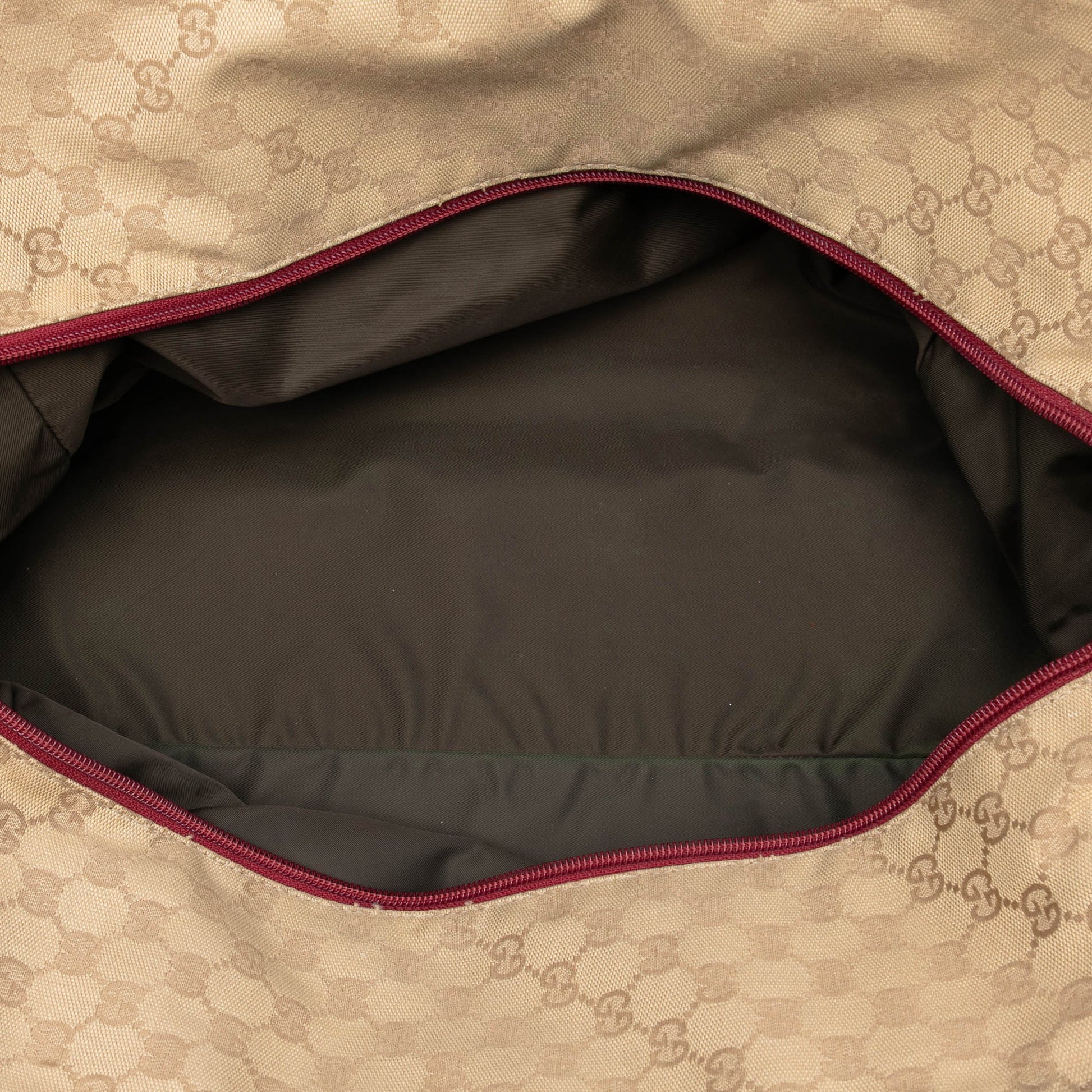 Gucci GG Canvas Web Travel Bag