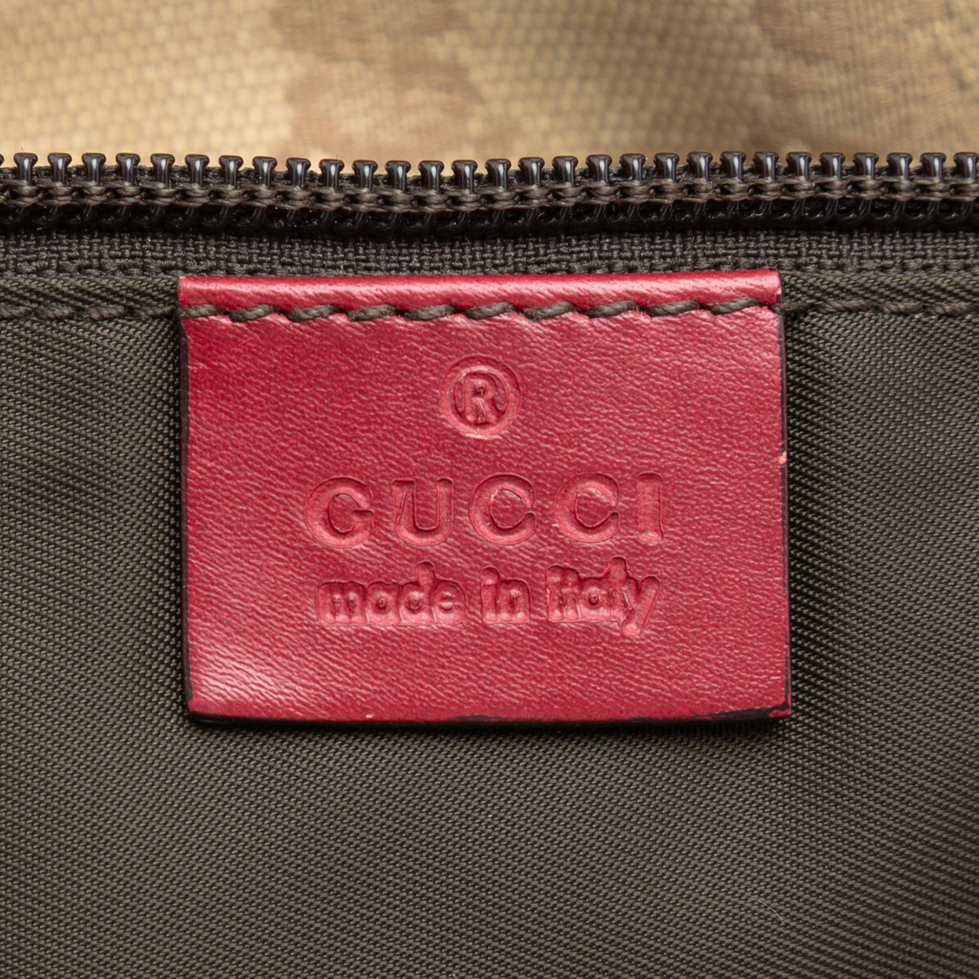 Gucci GG Canvas Web Travel Bag