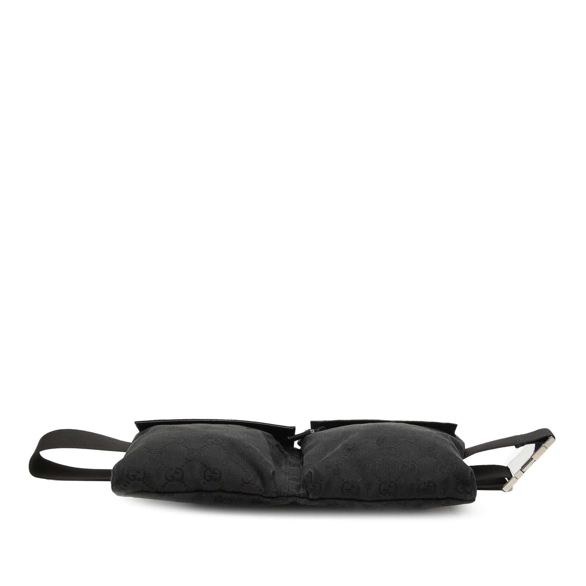 Gucci GG Canvas Double Pocket Belt Bag