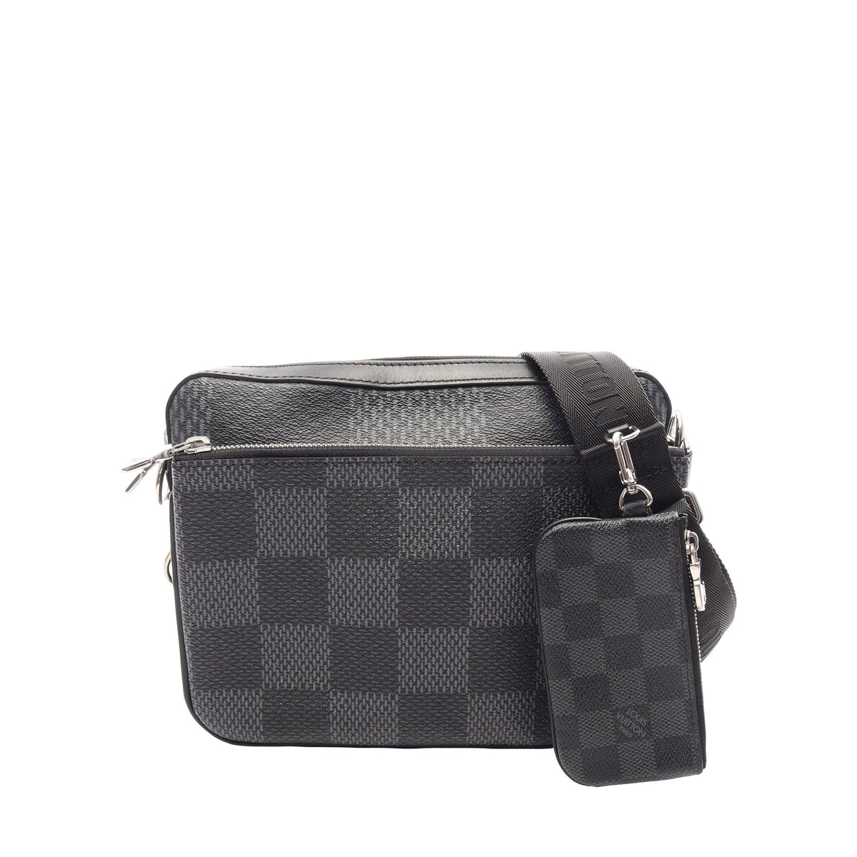 Louis Vuitton Damier Graphite Trio Messenger — Black