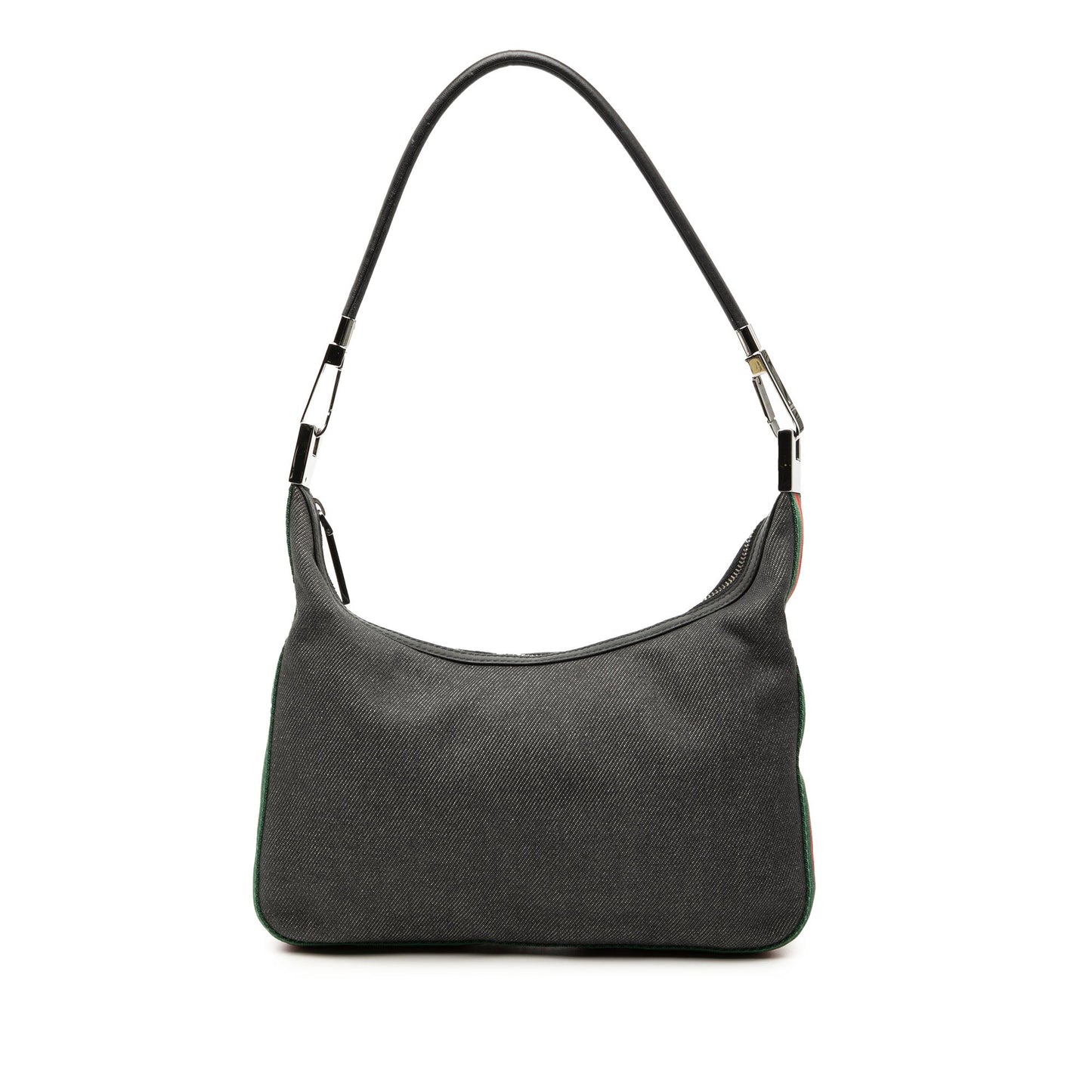Gucci Denim Web Shoulder Bag
