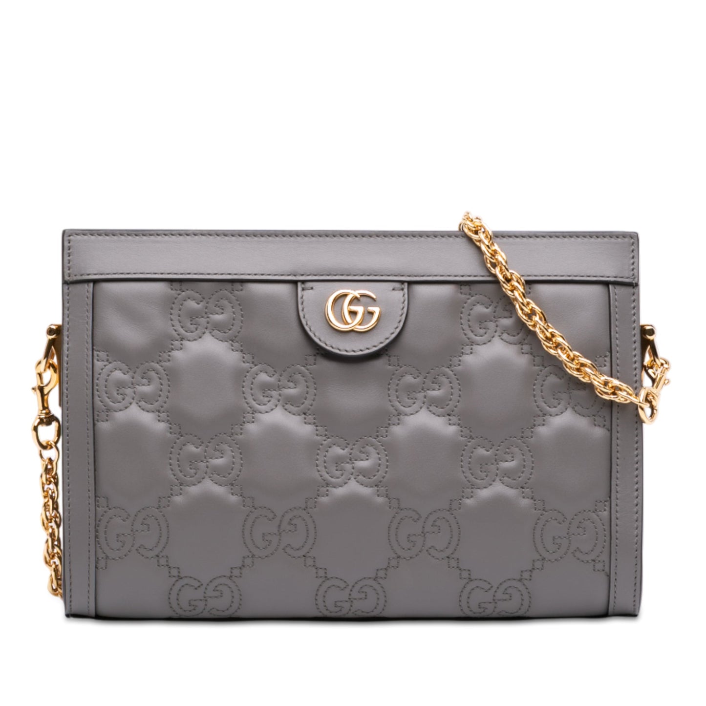 Gucci Small GG Marmont Matelasse Leather Ophidia Chain Bag