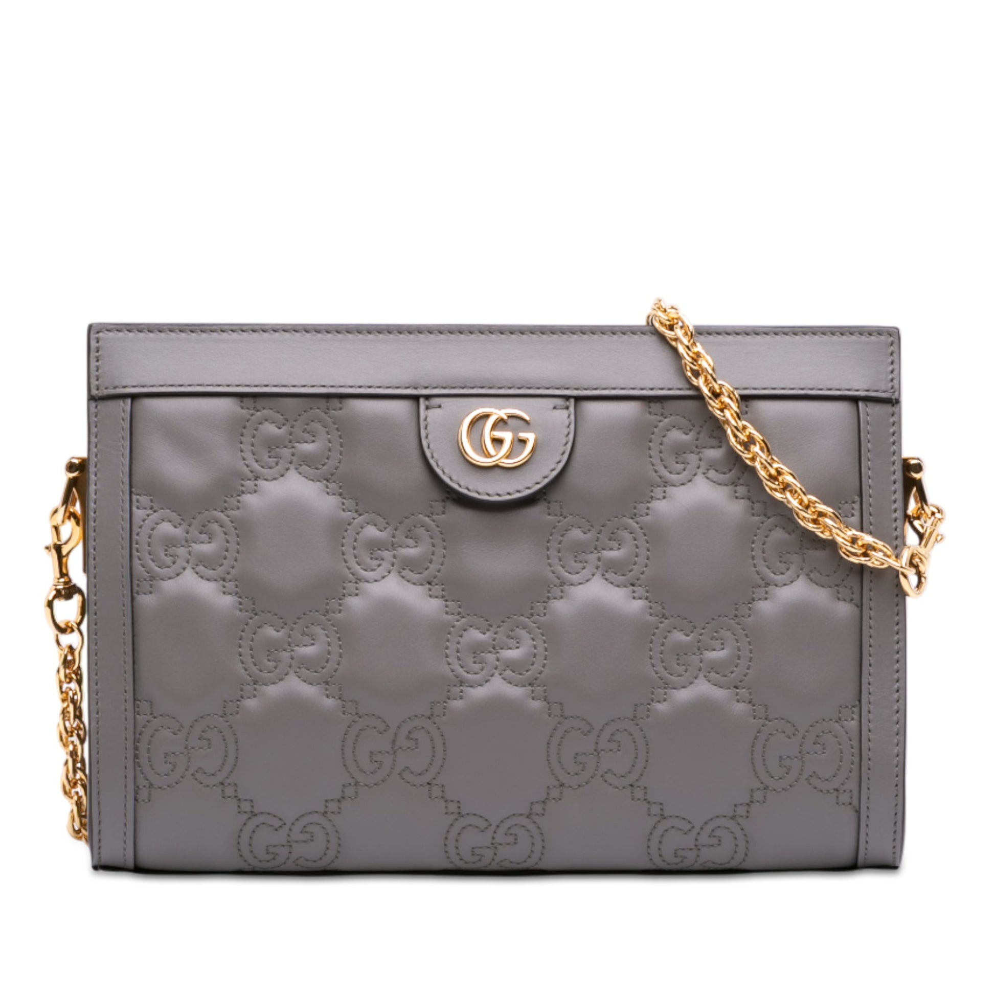 Gucci Small GG Marmont Matelasse Leather Ophidia Chain Bag