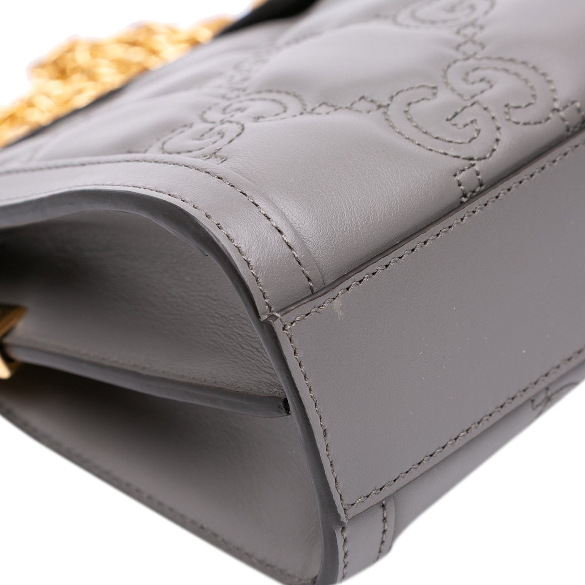 Gucci Small GG Marmont Matelasse Leather Ophidia Chain Bag