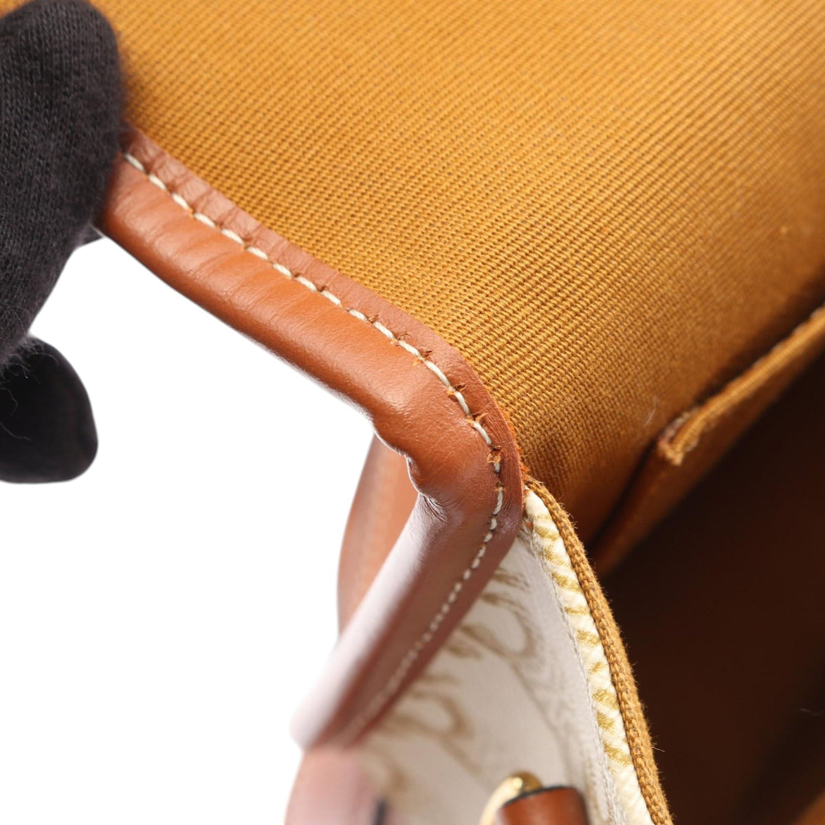 Celine Medium Triomphe Coated Canvas Folco Crossbody