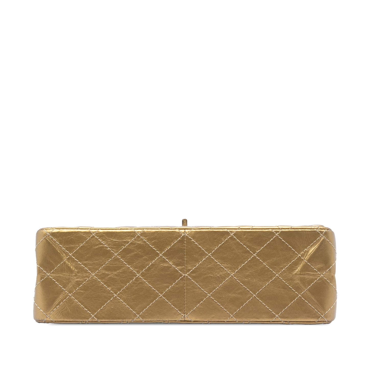 Chanel Quilted Metallic Aged Calfskin Reissue 2.55 Double Flap 226
