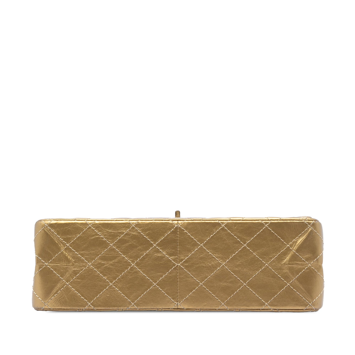 Chanel Quilted Metallic Aged Calfskin Reissue 2.55 Double Flap 226