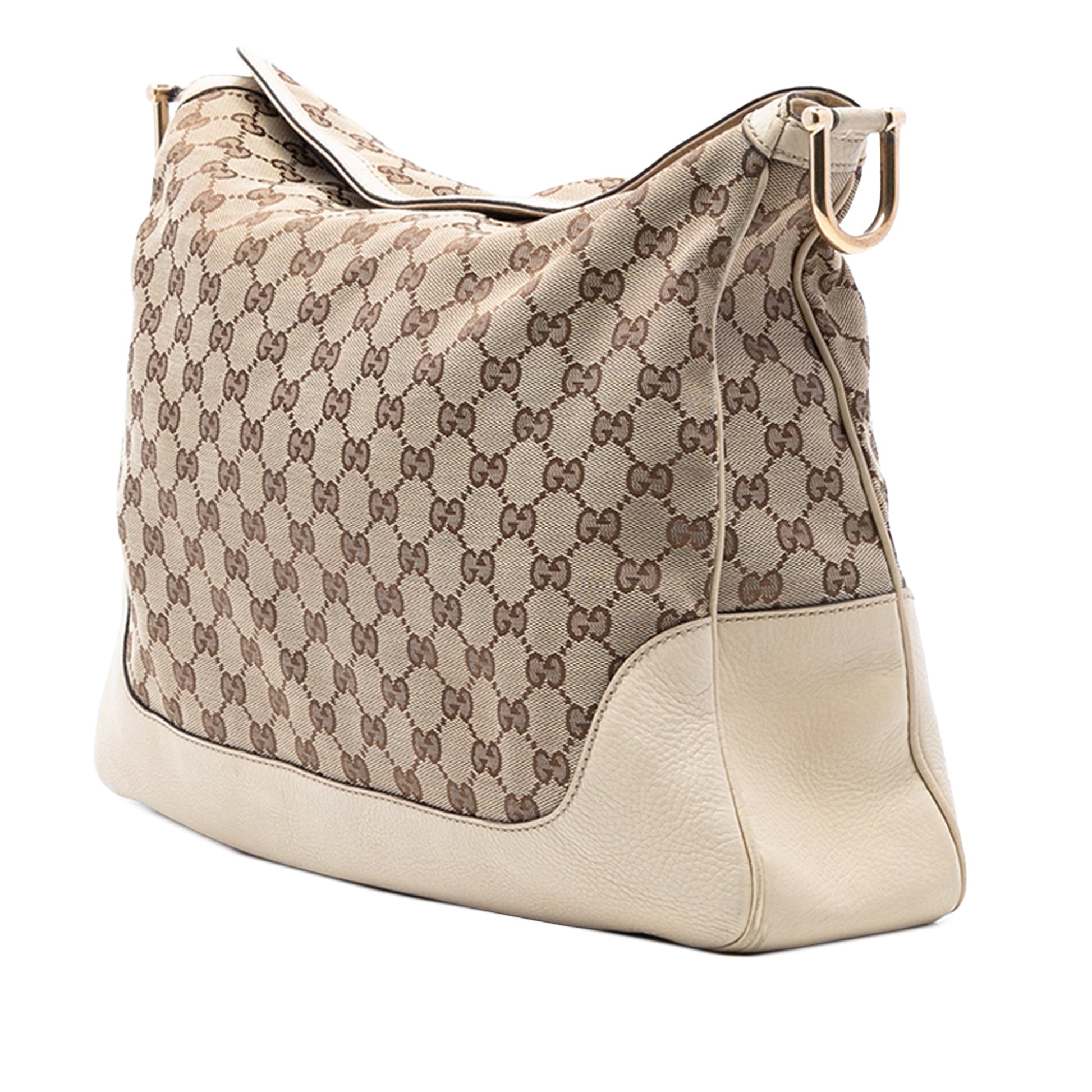 GG Canvas Bamboo Diana Satchel