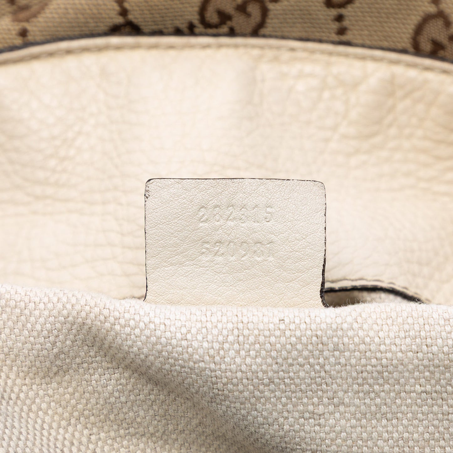 GG Canvas Bamboo Diana Satchel