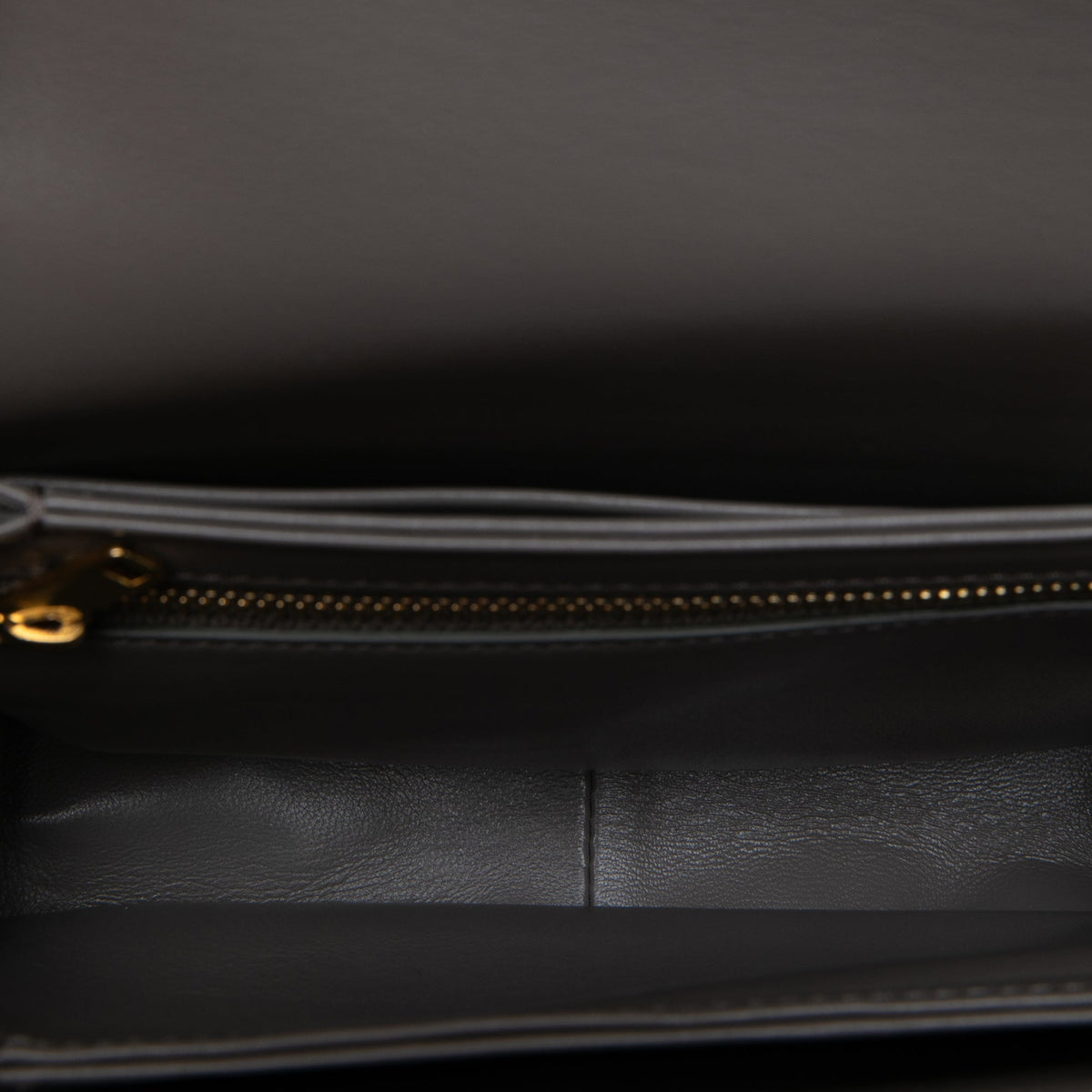 Celine Teen Shiny Calfskin Triomphe Crossbody — Brown