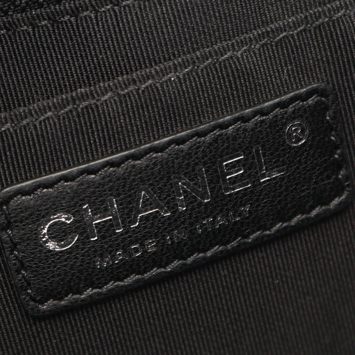 Chanel Large Bicolor Metallic Goatskin and Calfskin Boy Tote — Silver