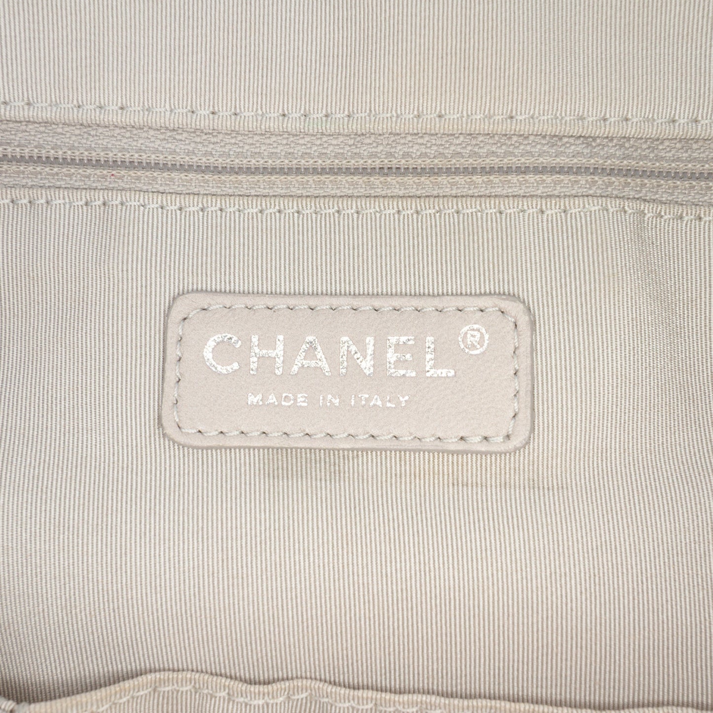 Chanel Bicolor Nylon Grosgrain Reissue 2.55 Shopping Tote