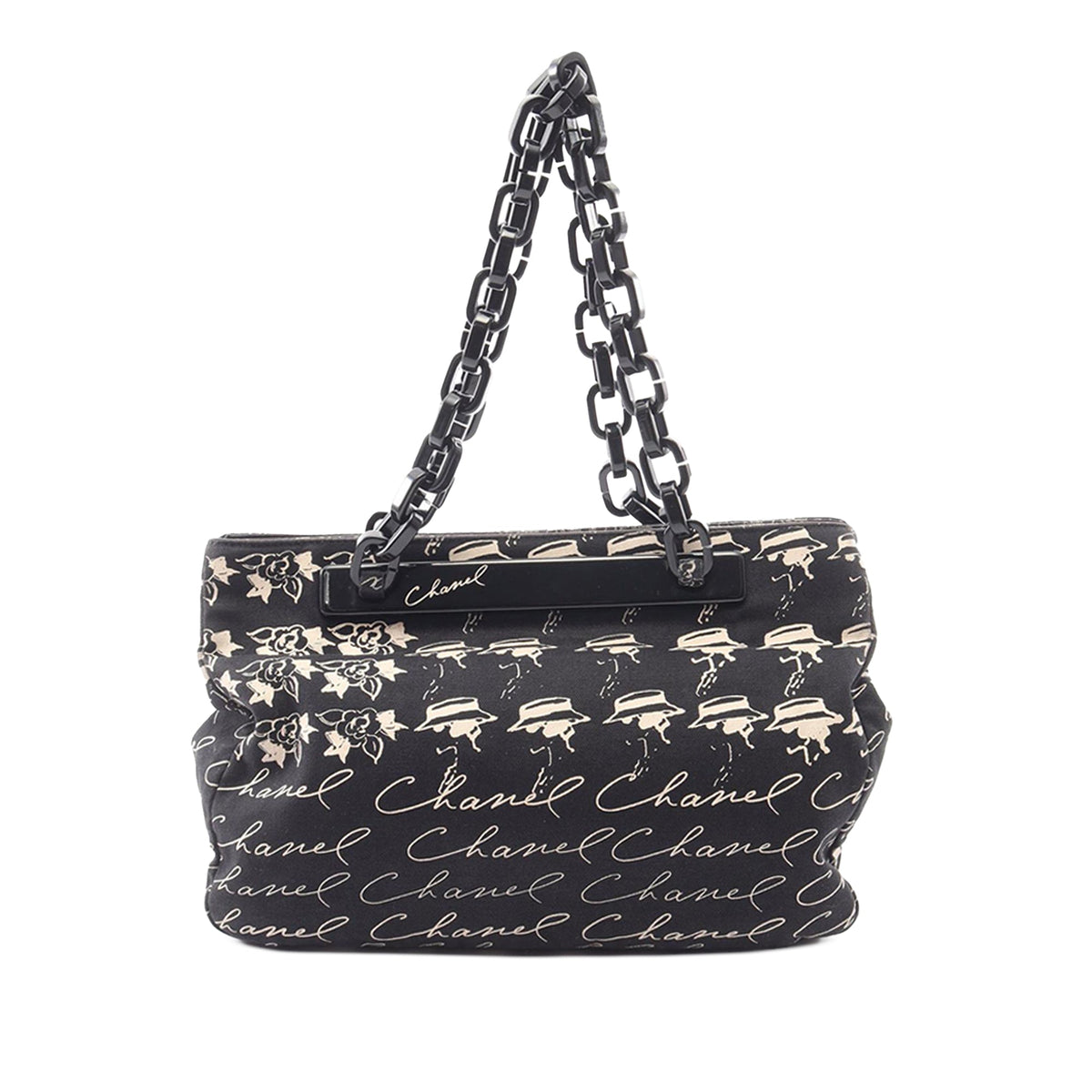 Chanel Canvas Camellia Flower Tote
