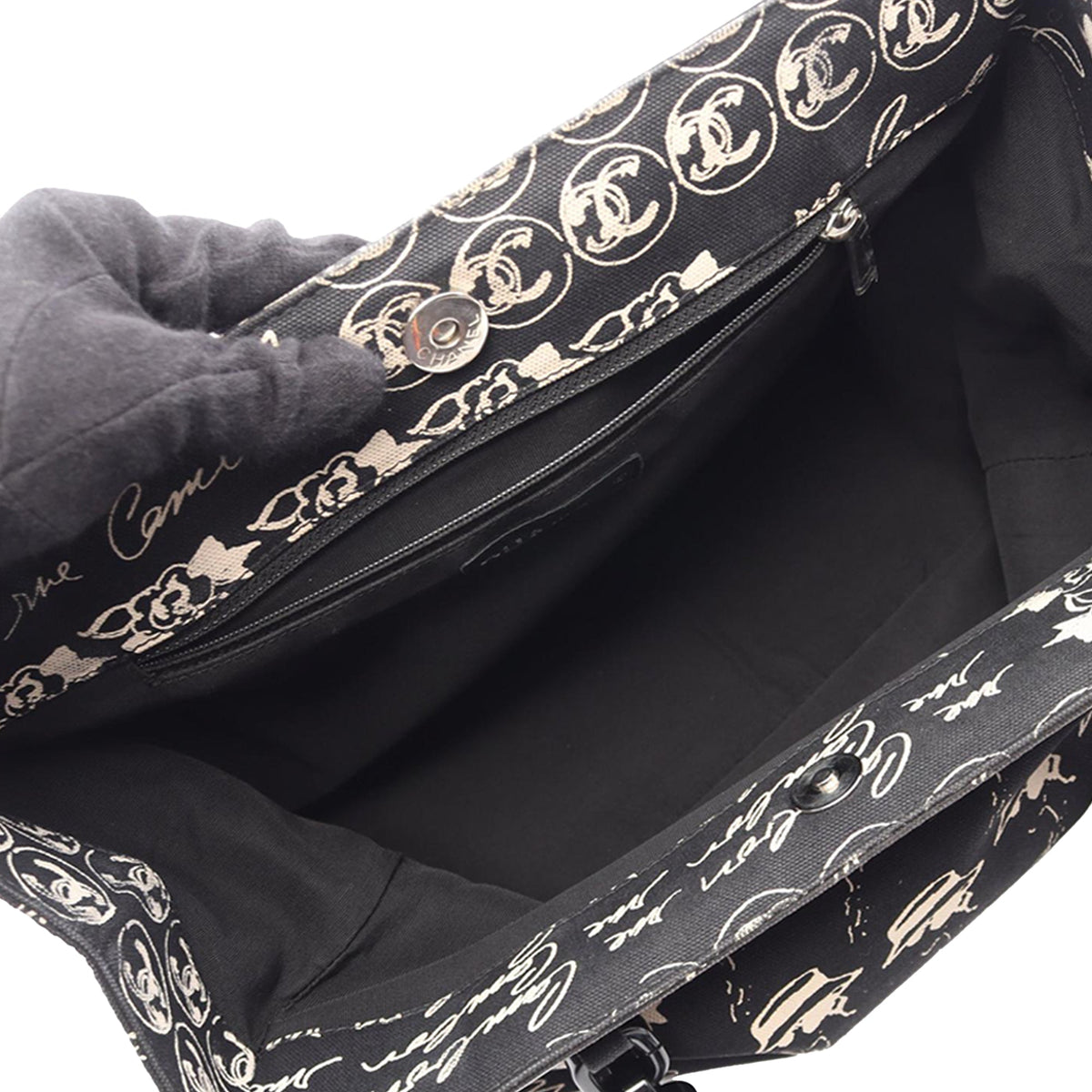 Chanel Canvas Camellia Flower Tote