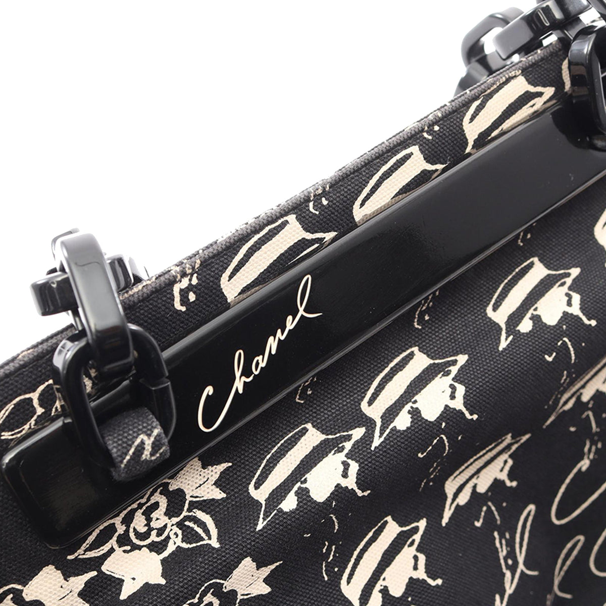 Chanel Canvas Camellia Flower Tote