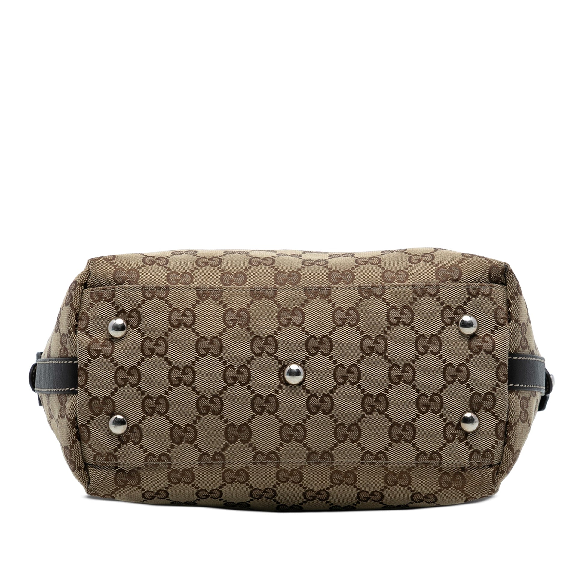 Gucci GG Canvas Web Match Ball Tote