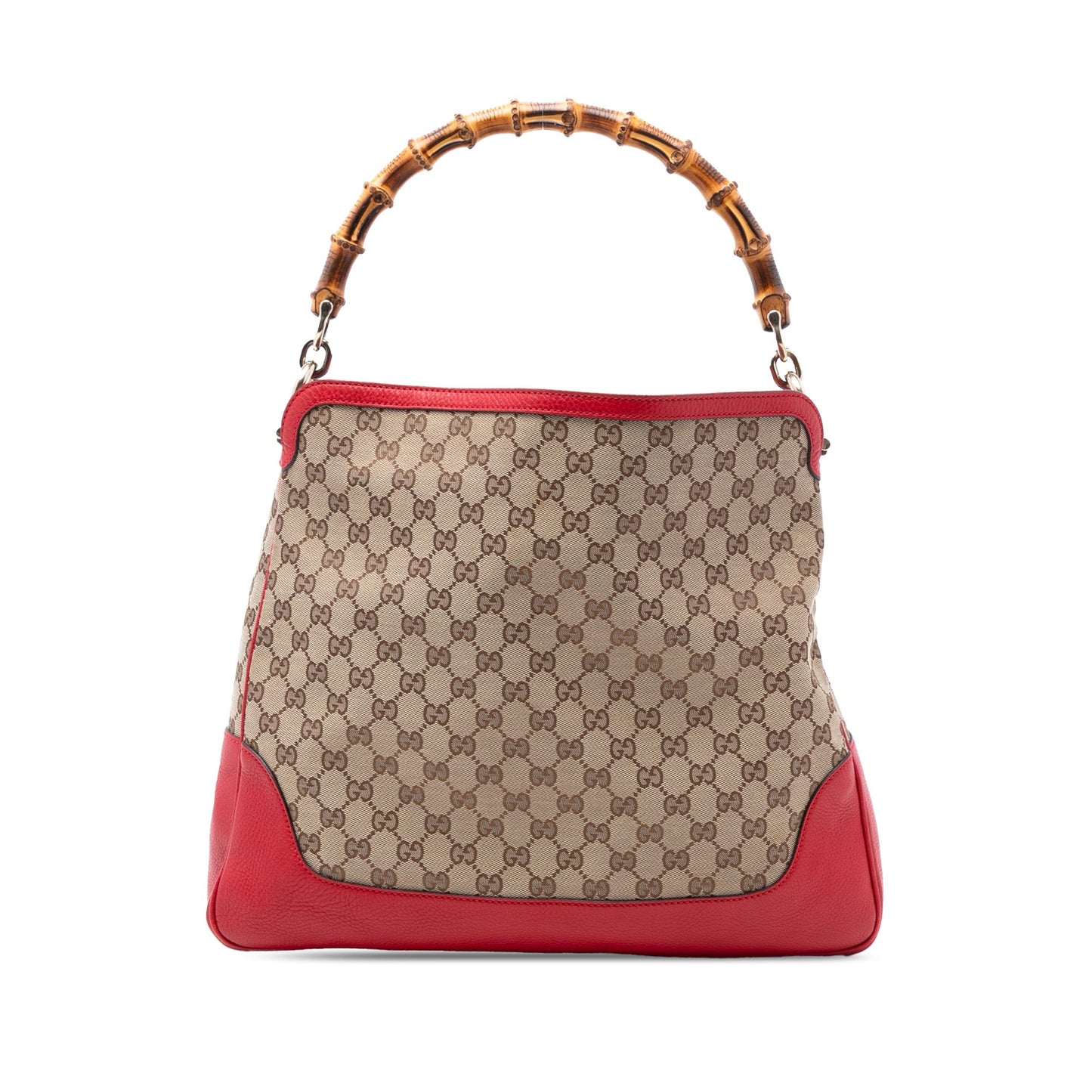 Gucci GG Canvas Bamboo Diana Satchel