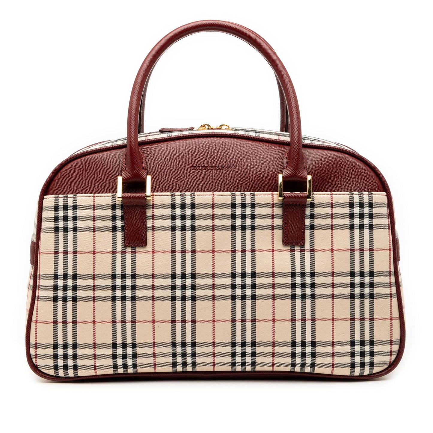 Burberry House Check Canvas Handbag