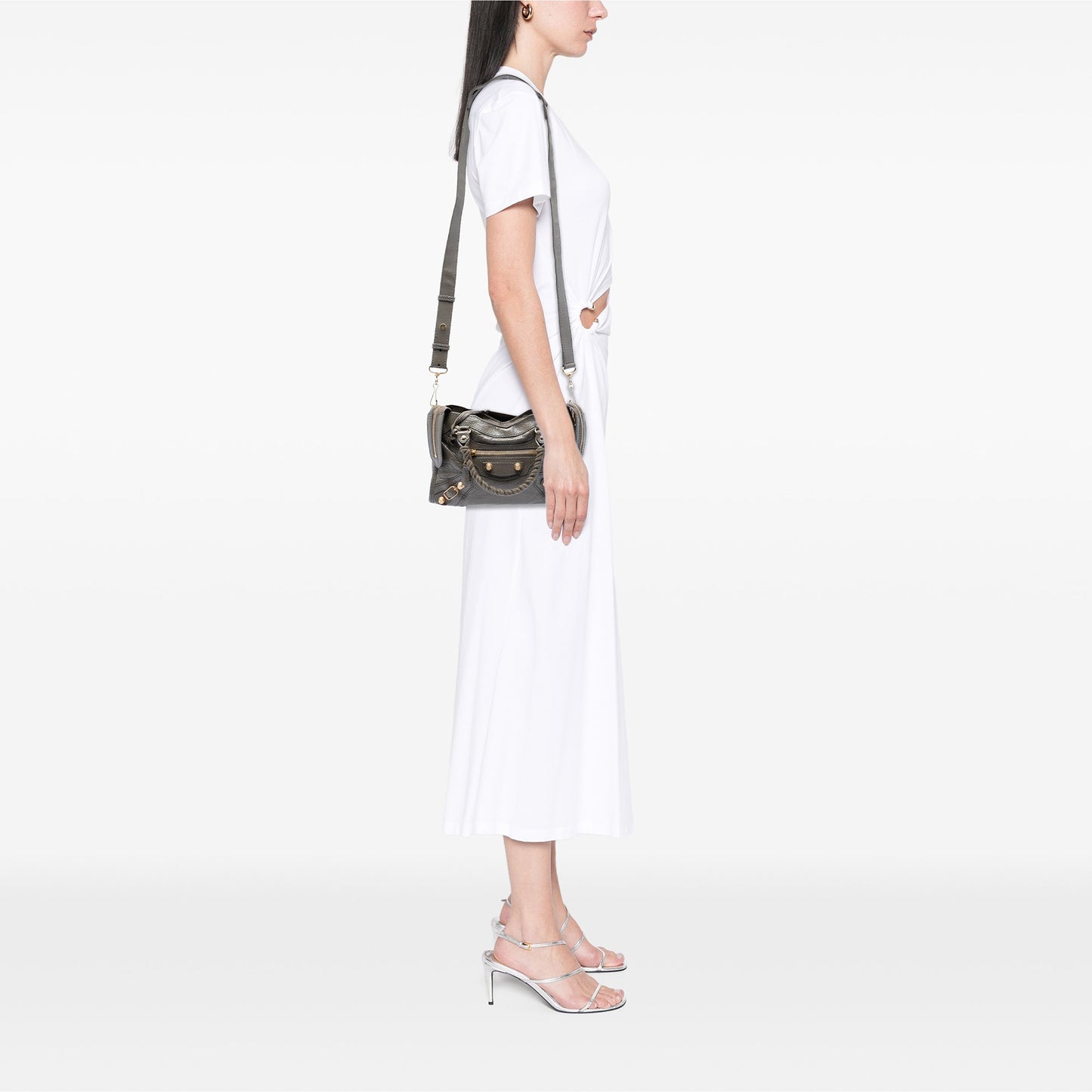 Balenciaga Mini Lambskin Motocross Giant 21 City Satchel