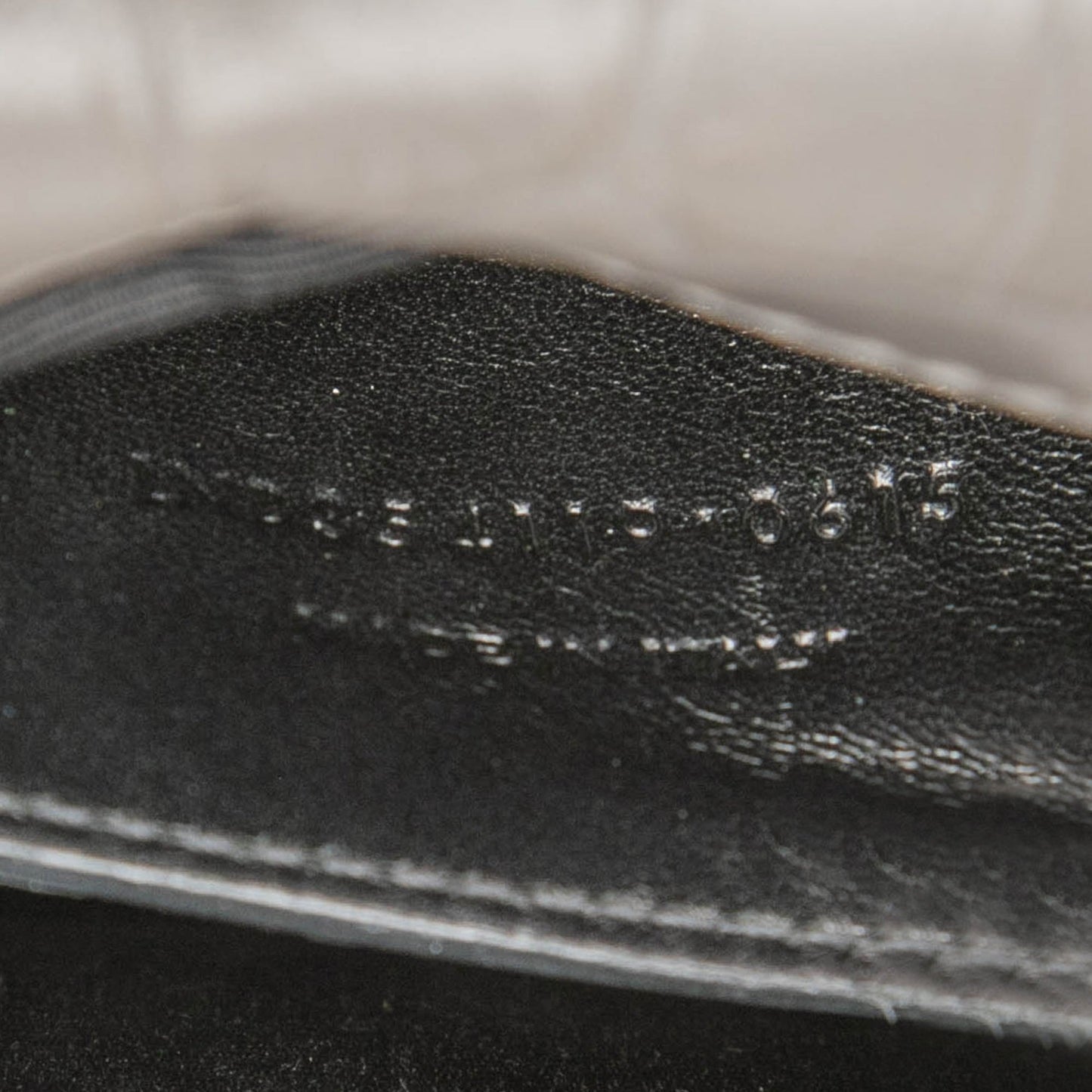 Saint Laurent Medium Croc Embossed Leather Monogram Kate Tassel Crossbody