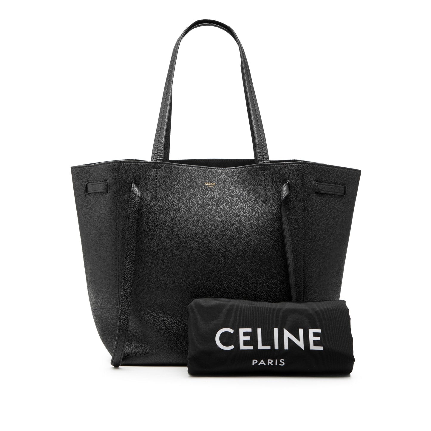 Celine Small Leather Phantom Cabas Tote