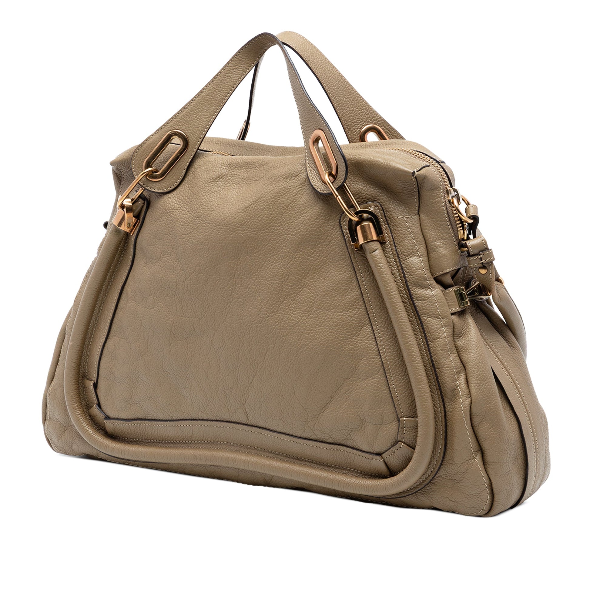 Chloé Large Leather Paraty Satchel