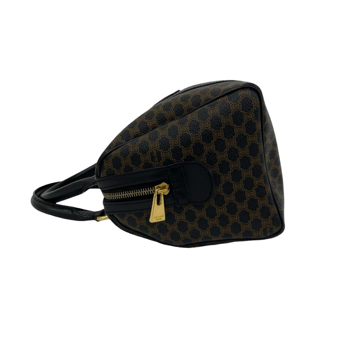 Celine Macadam Coated Canvas Handbag