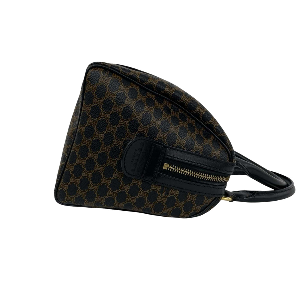 Celine Macadam Coated Canvas Handbag