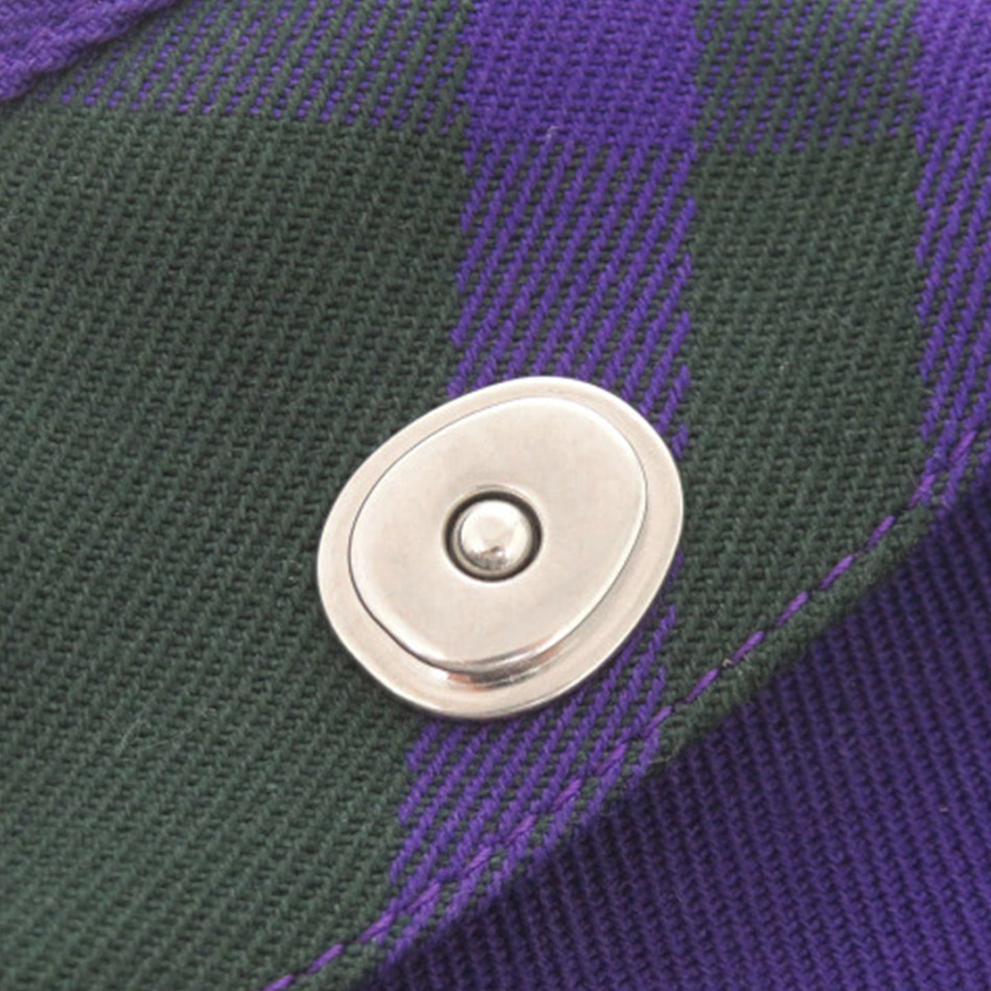Burberry Supernova Check Canvas Clutch