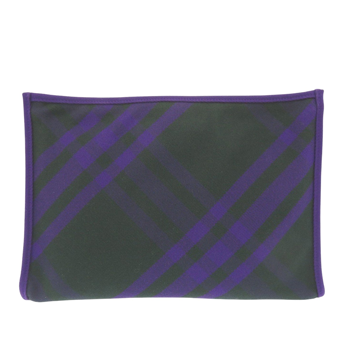 Burberry Supernova Check Canvas Clutch