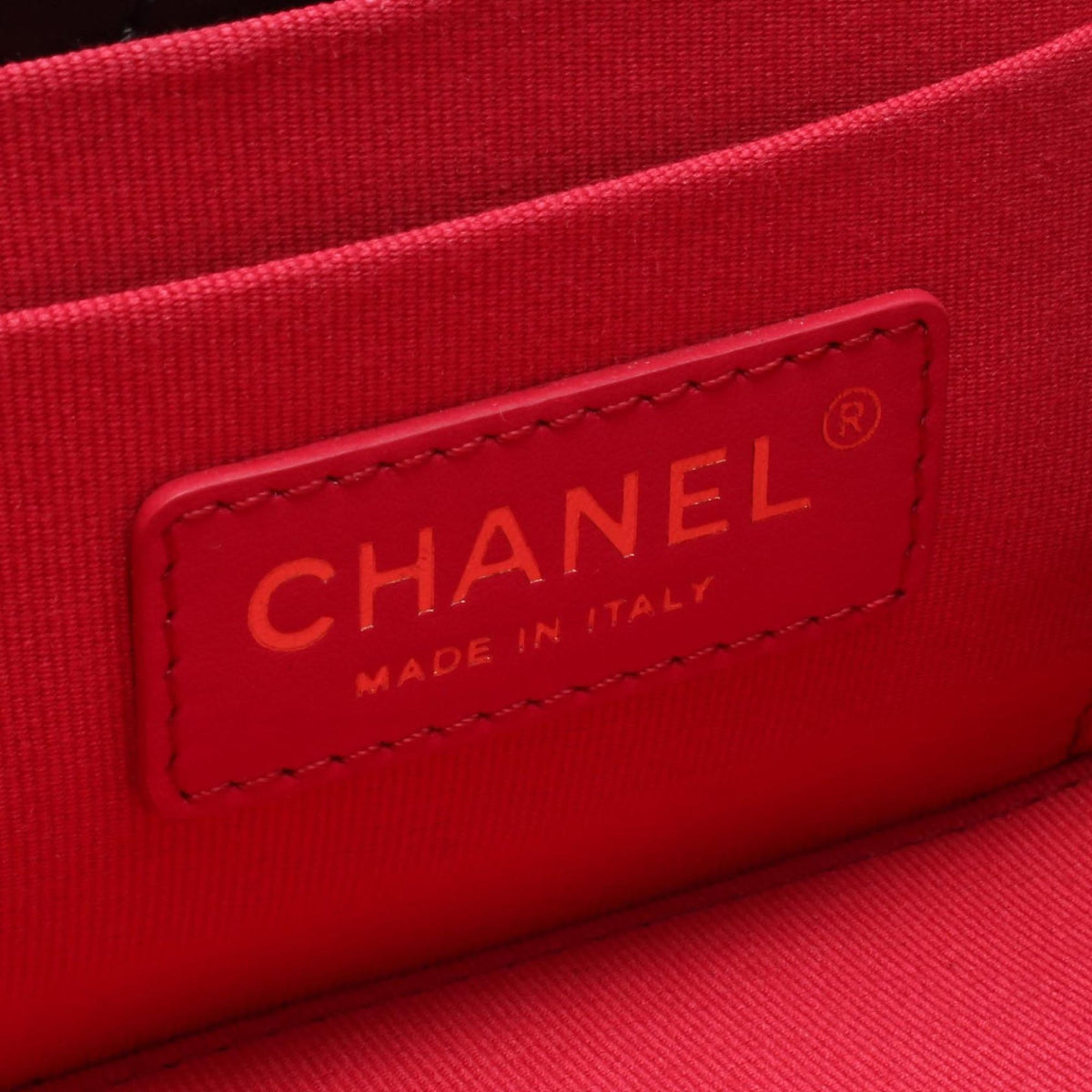 Chanel Small Quilted Calfskin Chain Bar Vanity Case with Chain — Black