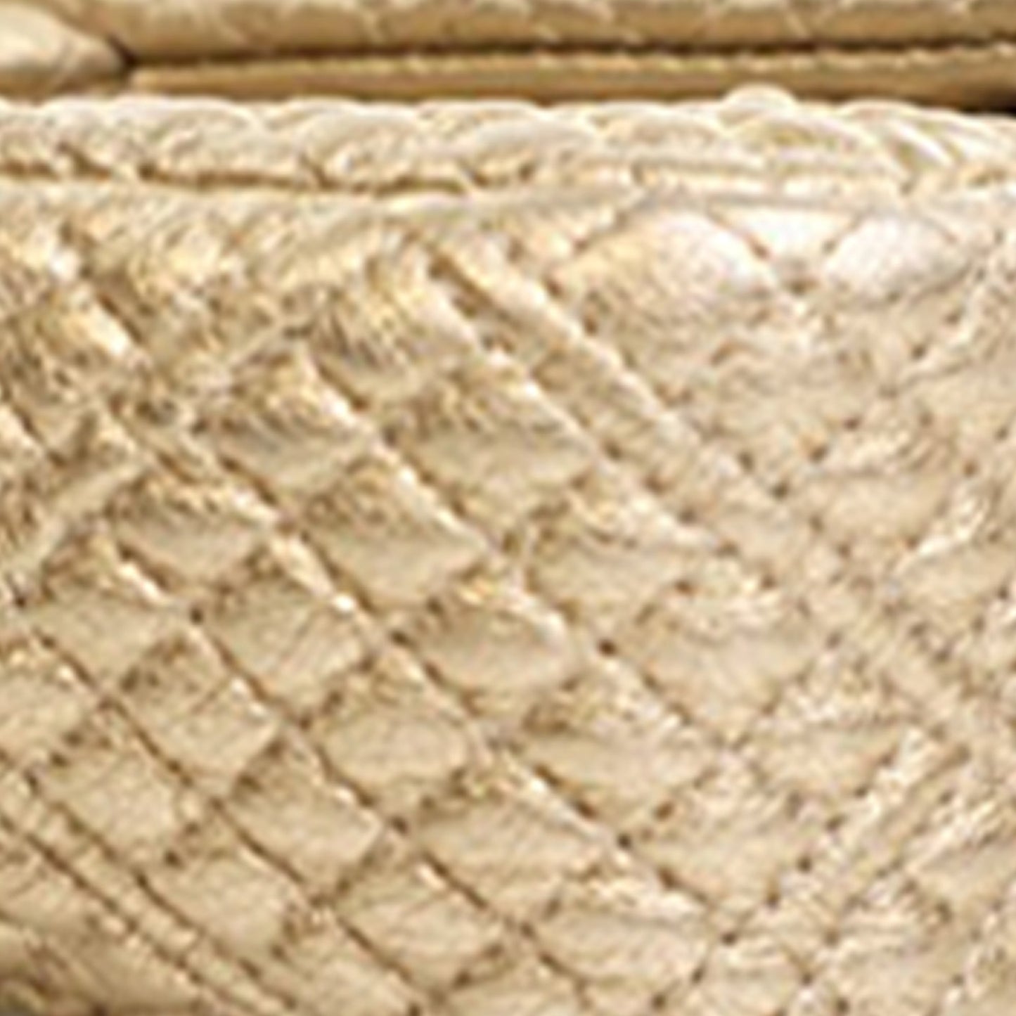 Chanel Small Micro Quilted Metallic Lambskin Coin Flap