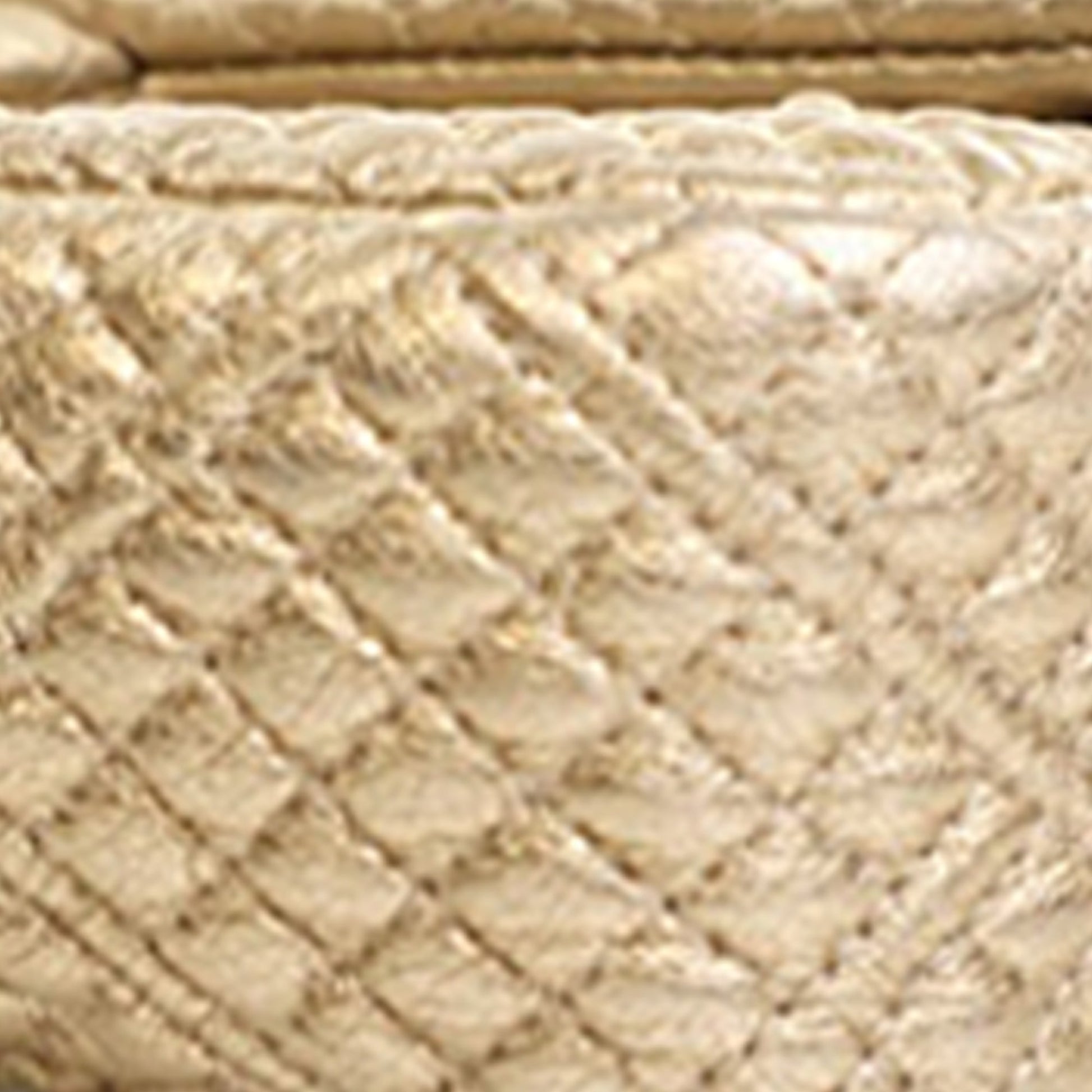 Chanel Small Micro Quilted Metallic Lambskin Coin Flap