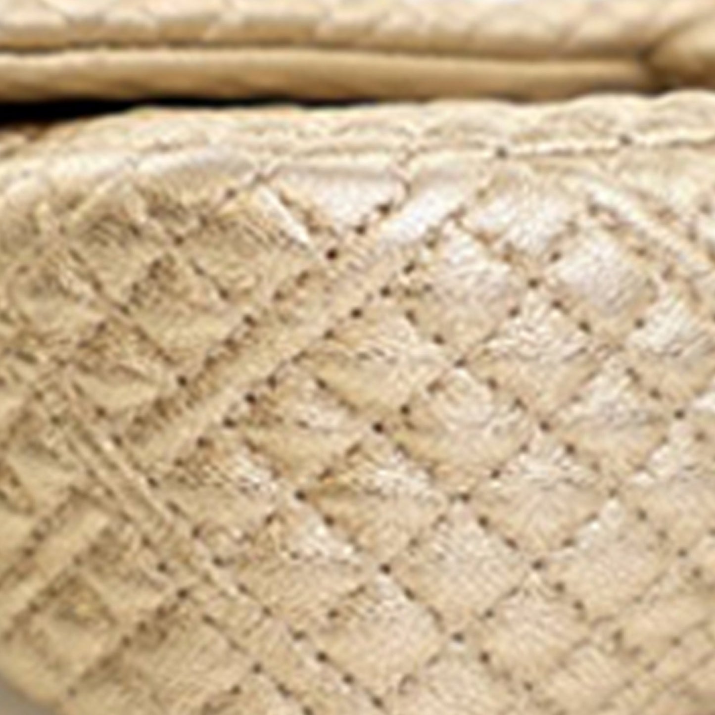 Chanel Small Micro Quilted Metallic Lambskin Coin Flap