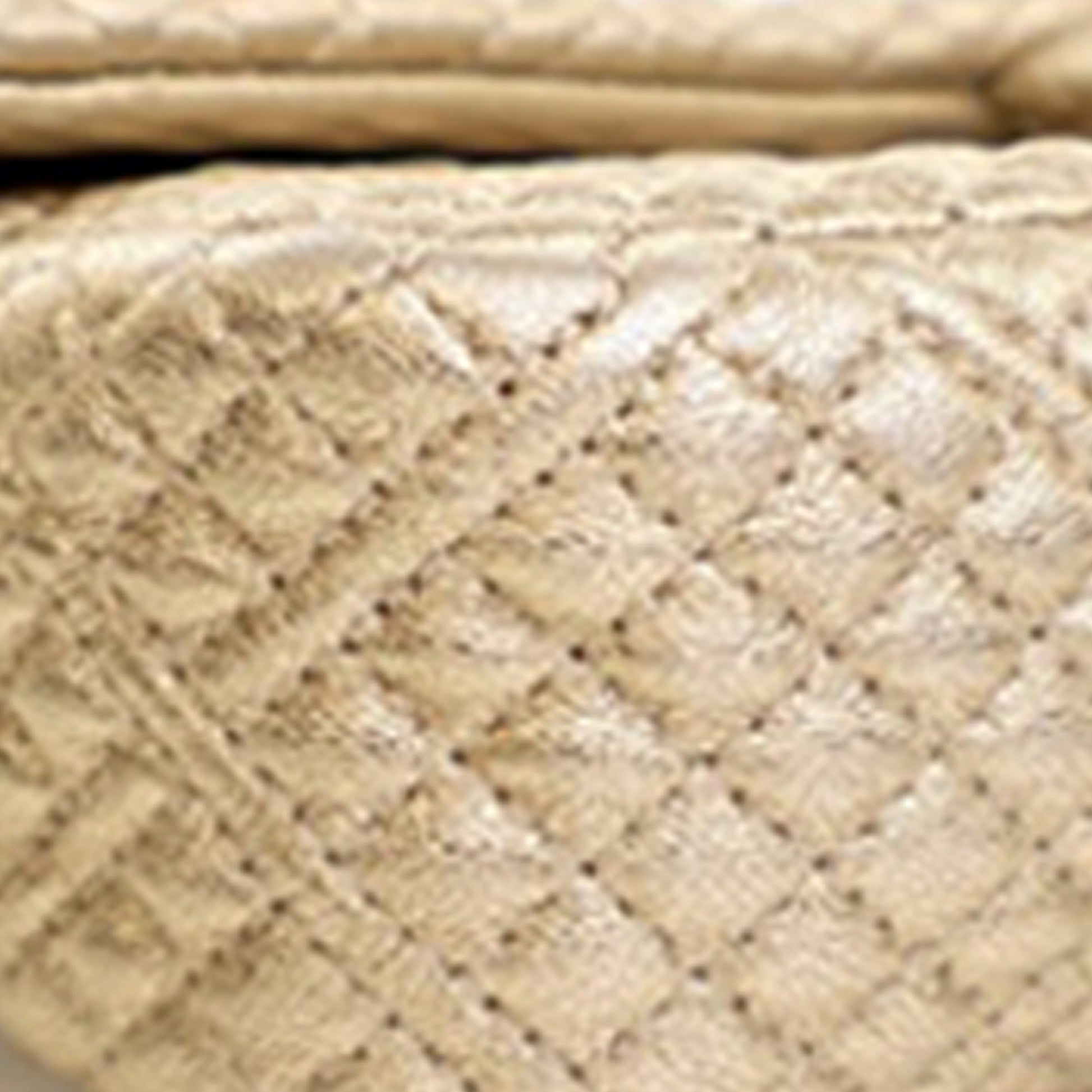 Chanel Small Micro Quilted Metallic Lambskin Coin Flap
