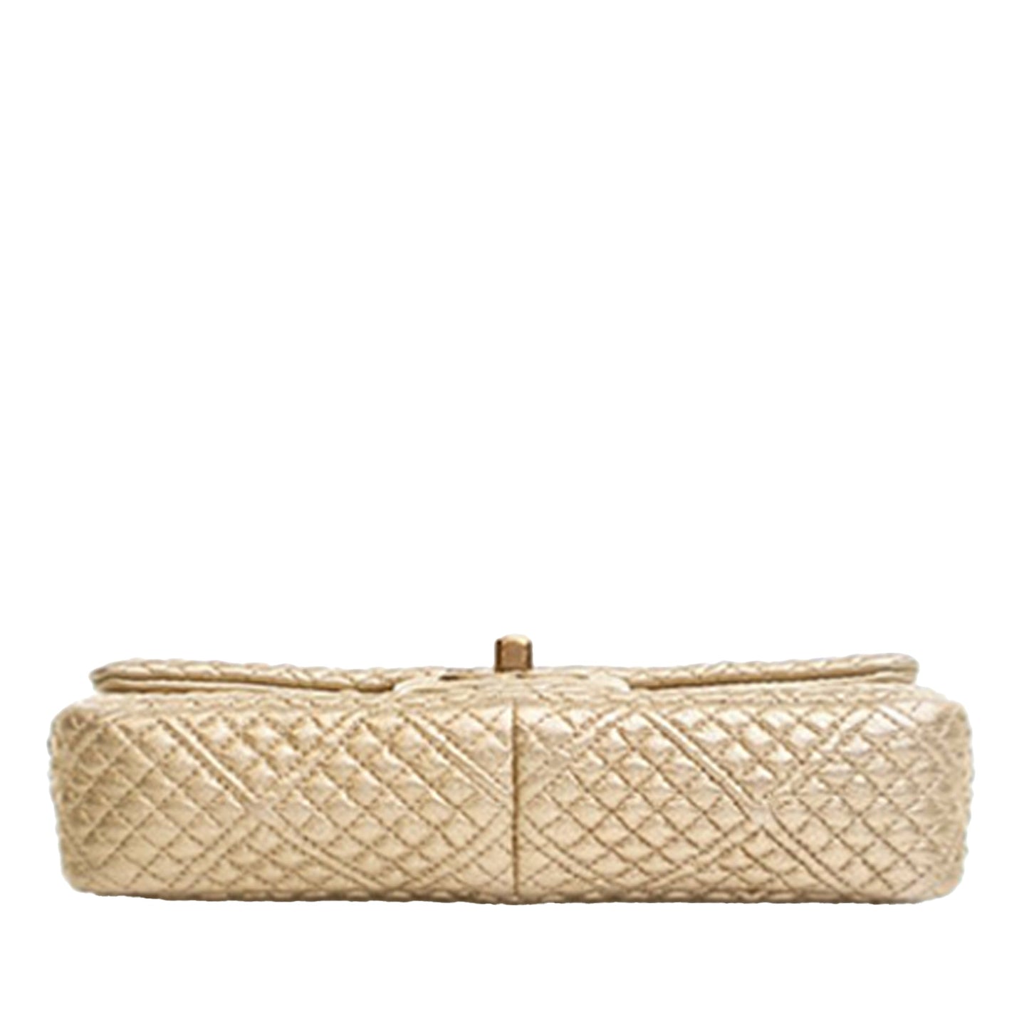 Chanel Small Micro Quilted Metallic Lambskin Coin Flap