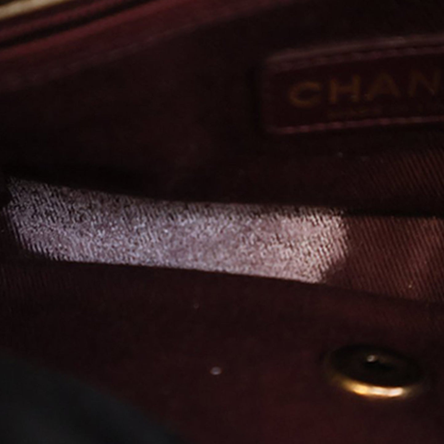 Chanel Small Micro Quilted Metallic Lambskin Coin Flap
