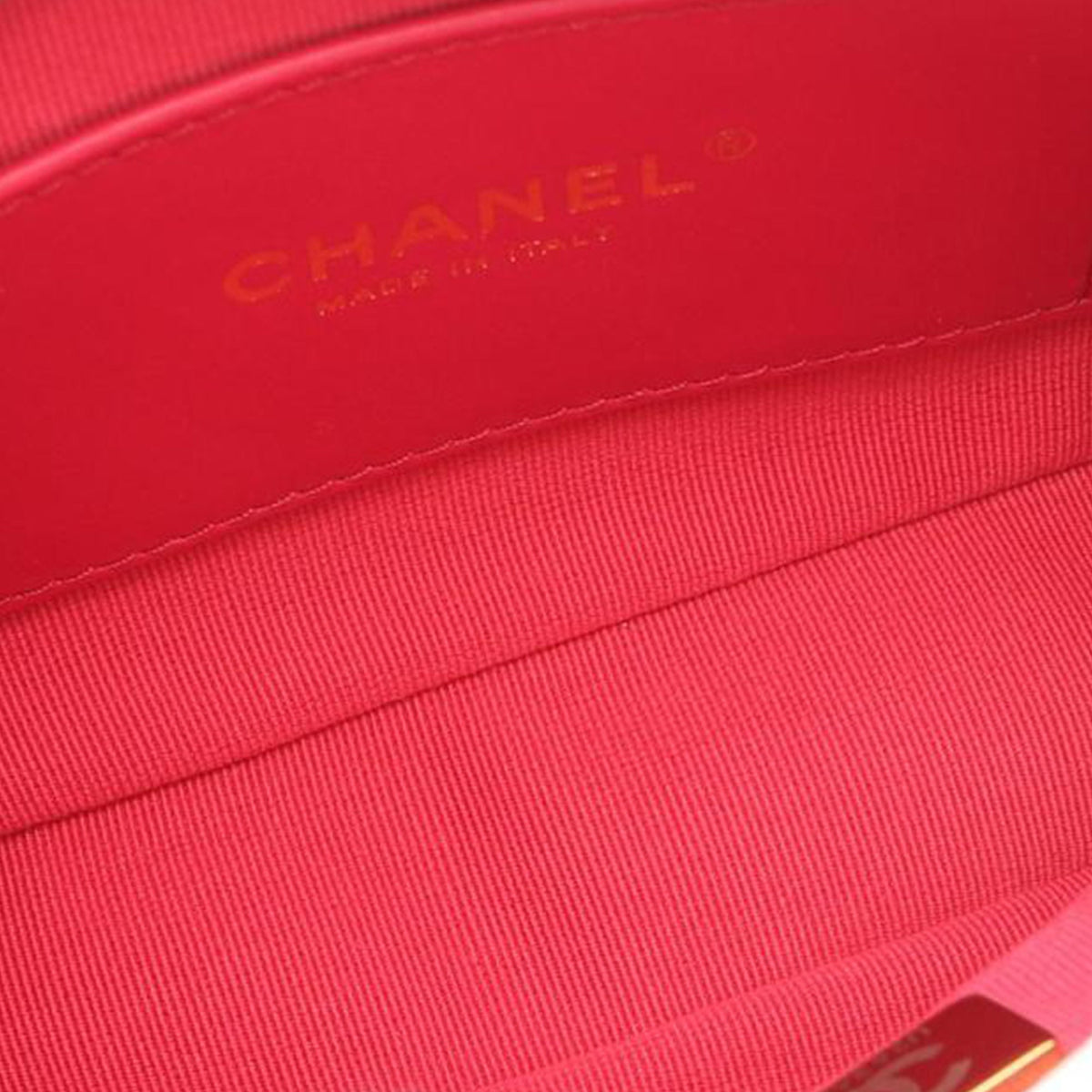 Chanel Mini Quilted Lambskin Acrylic Coco Love Flap