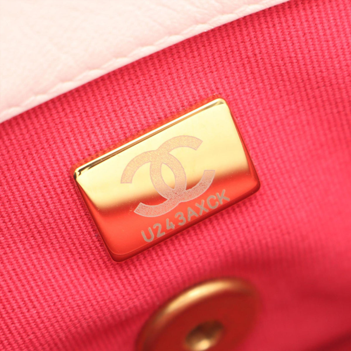 Chanel Mini Quilted Lambskin Acrylic Coco Love Flap