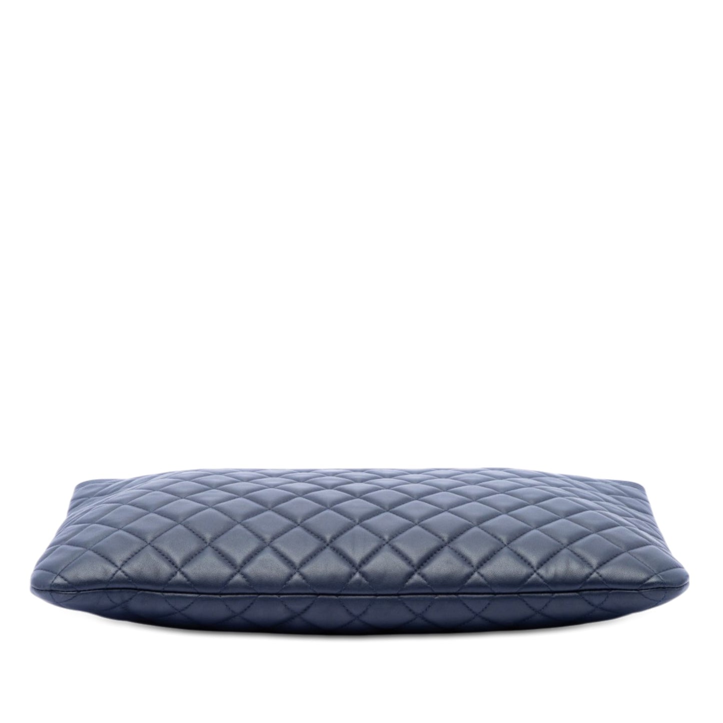 Chanel Large Quilted Lambskin Boy O Case Clutch